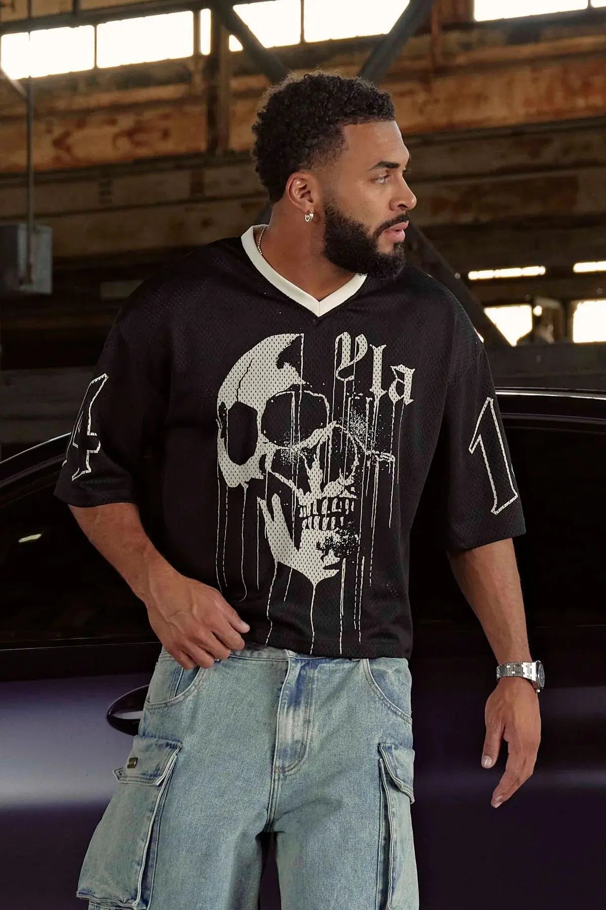 YA T-Shirts Men Summer New Sports Leisure round Neck Fashion Loose and Comfortable Clothing Gym Running Shirts Man