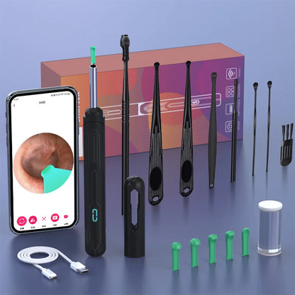 Advanced Ear Cleaner with Camera: NK3 Otoscope USB-C Charging Endoscope for Effective Wax Removal